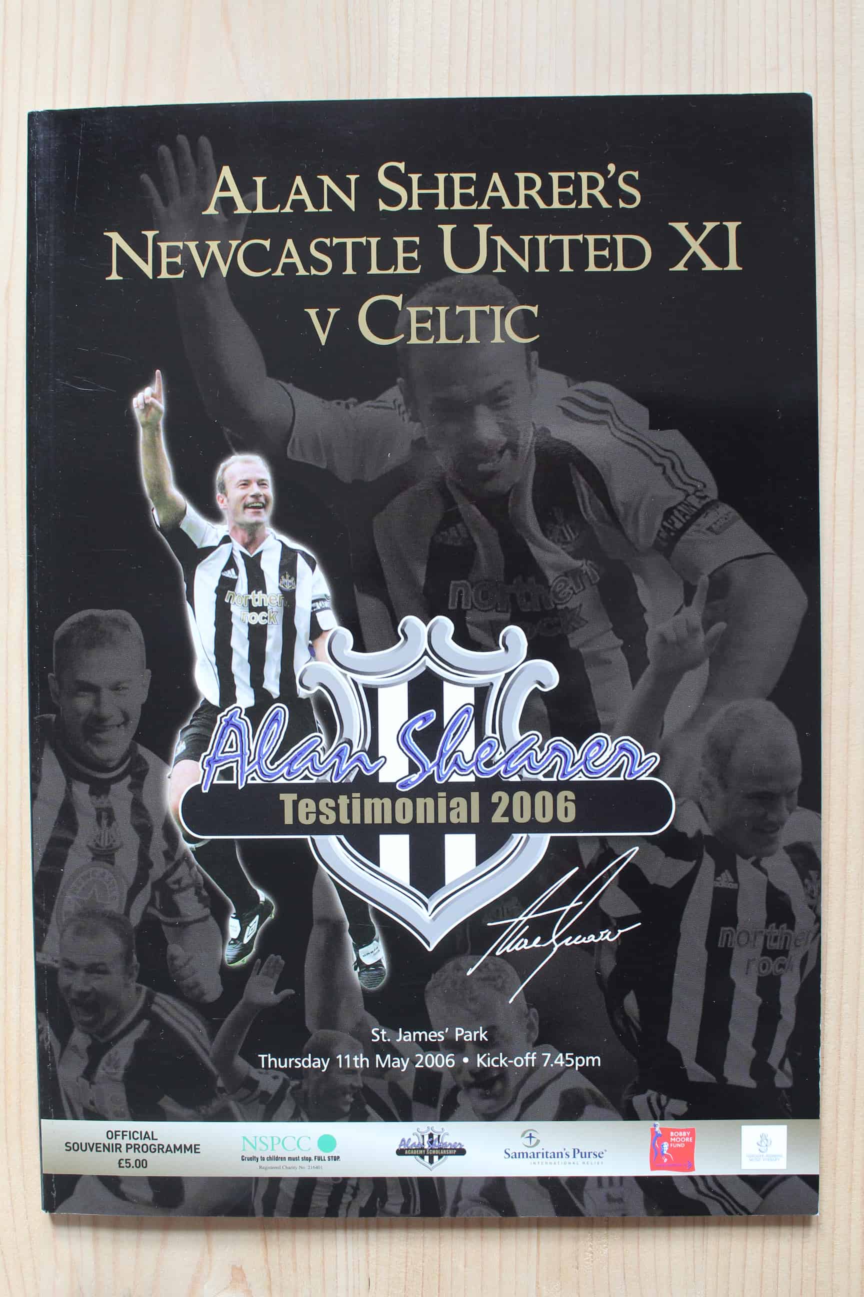 Alan Shearer`s Newcastle United XI v Celtic (Glasgow) FC